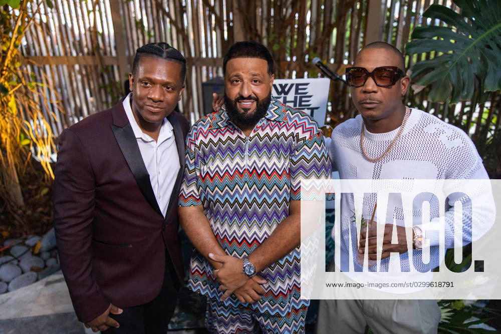 Celebrities At We The Best Foundation Golf Classic VIP Reception. Featuring: DJ Nasty, DJ Khaled, & Ja Rule Where: Miami, Florida, United States When: 19 Jul 2023 Credit: Seth Browarnik startraksphoto.com