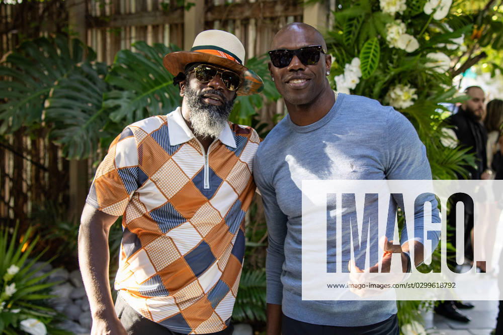 Celebrities At We The Best Foundation Golf Classic VIP Reception. Featuring: Ed Reed & Terrell Owens Where: Miami, Florida, United States When: 19 Jul 2023 Credit: Seth Browarnik startraksphoto.com