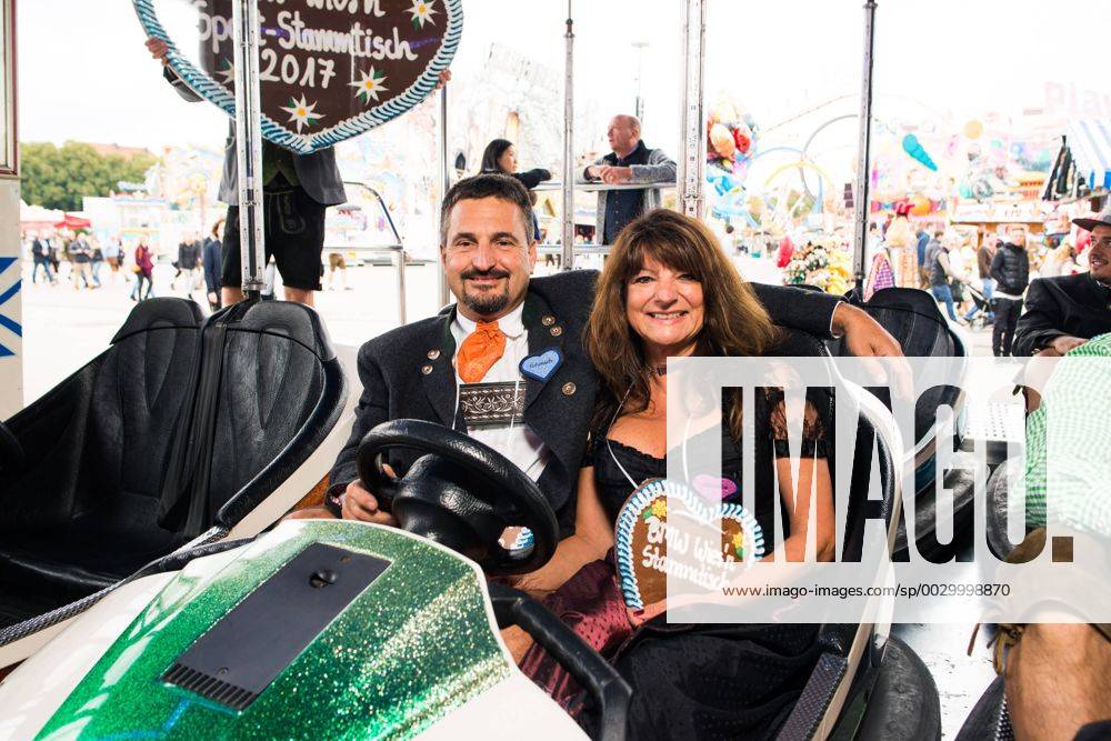BMW Wiesn Stammtisch in the picture Georg Hackl with Kornelia Hackl 19 09 2017 Â
