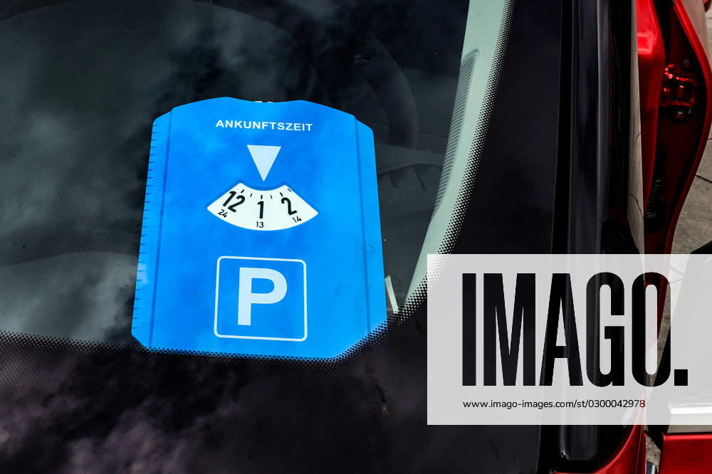 Symbol photo car, parking disc,