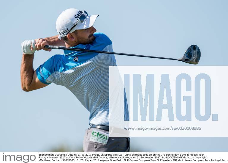 Chris Selfridge tees off on the 3rd during day 1 the European Tour - Portugal Masters 2017 at Dom Pedro Victoria Golf Course, Vilamoura, Portugal on 21 September 2017.
