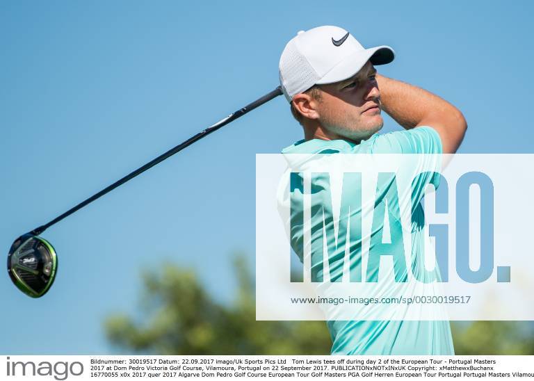 Tom Lewis tees off during day 2 of the European Tour - Portugal Masters 2017 at Dom Pedro Victoria Golf Course, Vilamoura, Portugal on 22 September 2017.