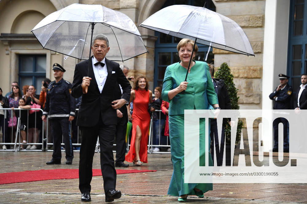 Angela Merkel with husband Joachim Sauer at the opening of the Richard Wagner Festival 2023 with the premiere of Richard Wagners Parsifal at the Bayreuth Festspielhaus Bayreuth, 25 07 2023 Foto:xN.xKubelkax xFuturexImage