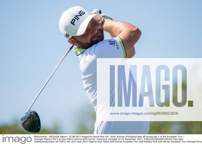 Andy Sullivan of England tees off during day 2 of the European Tour - Portugal Masters 2017 at Dom Pedro Victoria Golf Course, Vilamoura, Portugal on 22 September 2017.