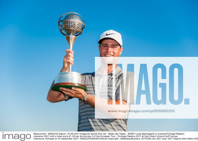 - SPORT Lucas Bjerregaard is crowned Portugal Masters champion 2017 with a total score of -20 par during day 4 of the European Tour - Portugal Masters 2017 at Dom Pedro Victoria Golf Course, Vilamoura, Portugal on 24 September 2017.