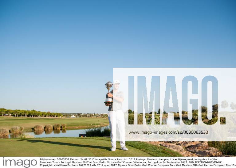2017 Portugal Masters champion Lucas Bjerregaard during day 4 of the European Tour - Portugal Masters 2017 at Dom Pedro Victoria Golf Course, Vilamoura, Portugal on 24 September 2017.