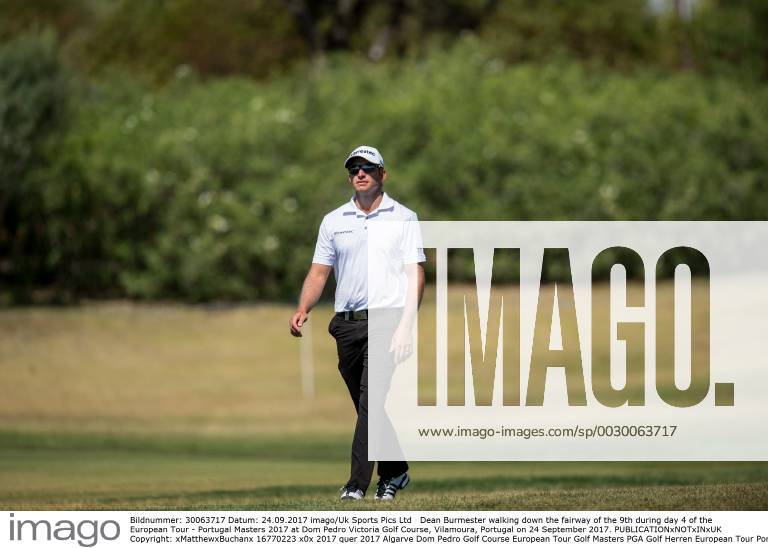 Dean Burmester walking down the fairway of the 9th during day 4 of the European Tour - Portugal Masters 2017 at Dom Pedro Victoria Golf Course, Vilamoura, Portugal on 24 September 2017.