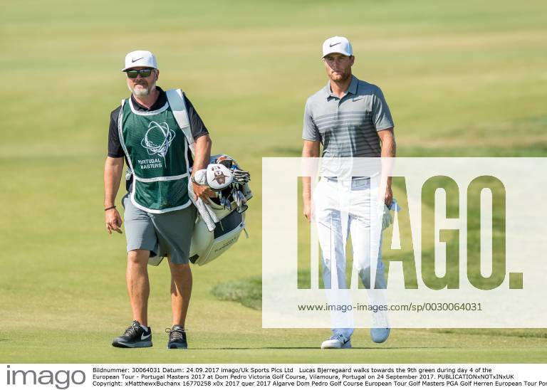 Lucas Bjerregaard walks towards the 9th green during day 4 of the European Tour - Portugal Masters 2017 at Dom Pedro Victoria Golf Course, Vilamoura, Portugal on 24 September 2017.