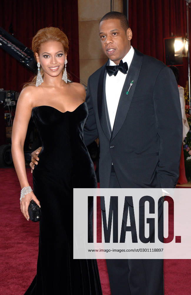 77th Annual Academy Awards ceremony Singer Beyonce Knowles and Jay-Z arrive at the 77th Annual Academy Awards held at the Kodak Theater in Hollywood, CA on February 27, 2005. Photo by Hahn-Khayat-Nebinger ABACA Los Angeles CA