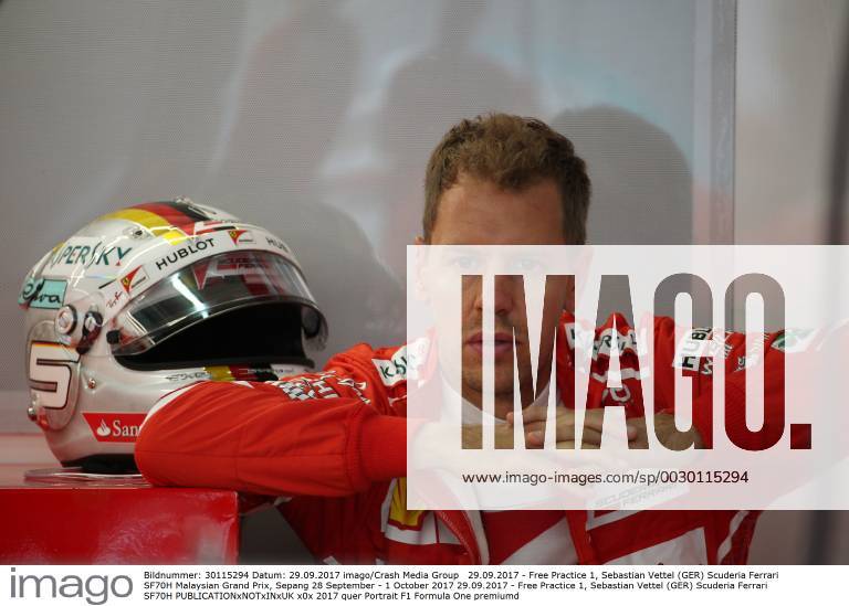 Free Practice 1, Sebastian Vettel (GER) Scuderia Ferrari SF70H Malaysian Grand Prix, Sepang 28 September - 1 October 2017 29.09.2017 - Free Practice 1, Sebastian Vettel (GER) Scuderia Ferrari SF70H