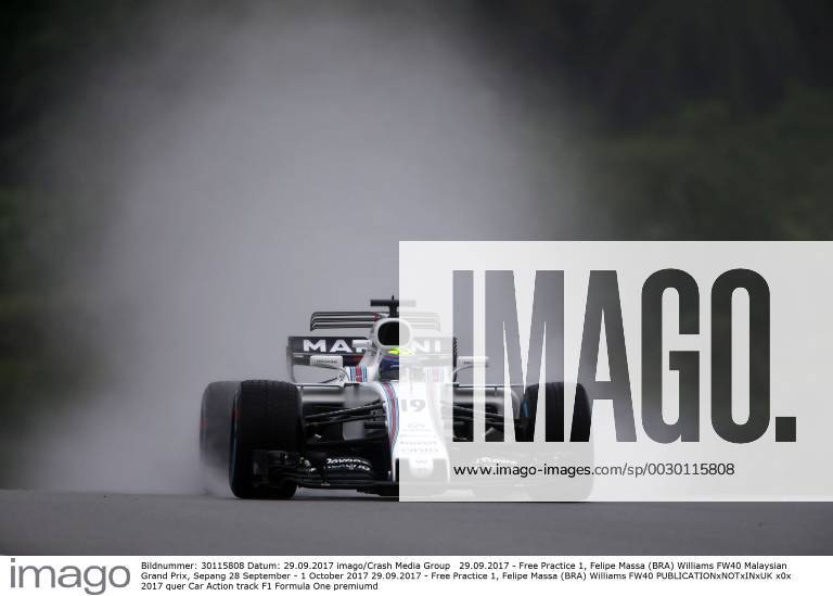 Free Practice 1, Felipe Massa (BRA) Williams FW40 Malaysian Grand Prix, Sepang 28 September - 1 October 2017 29.09.2017 - Free Practice 1, Felipe Massa (BRA) Williams FW40