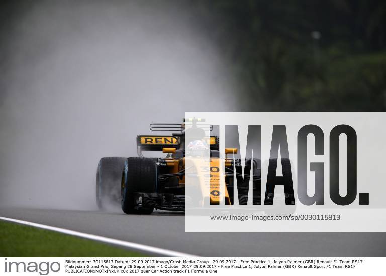 Free Practice 1, Jolyon Palmer (GBR) Renault F1 Team RS17 Malaysian Grand Prix, Sepang 28 September - 1 October 2017 29.09.2017 - Free Practice 1, Jolyon Palmer (GBR) Renault Sport F1 Team RS17