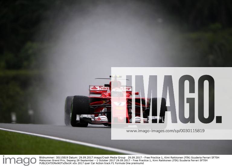 Free Practice 1, Kimi Raikkonen (FIN) Scuderia Ferrari SF70H Malaysian Grand Prix, Sepang 28 September - 1 October 2017 29.09.2017 - Free Practice 1, Kimi Raikkonen (FIN) Scuderia Ferrari SF70H
