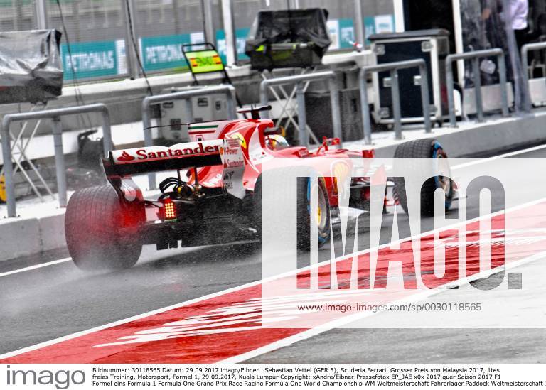 Sebastian Vettel (GER 5), Scuderia Ferrari, Grosser Preis von Malaysia 2017, 1tes freies Training, Motorsport, Formel 1, 29.09.2017, Kuala Lumpur