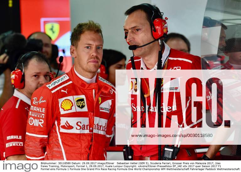 Sebastian Vettel (GER 5), Scuderia Ferrari, Grosser Preis von Malaysia 2017, 1tes freies Training, Motorsport, Formel 1, 29.09.2017, Kuala Lumpur