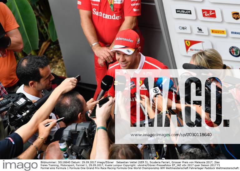 Sebastian Vettel (GER 5), Scuderia Ferrari, Grosser Preis von Malaysia 2017, 2tes freies Training, Motorsport, Formel 1, 29.09.2017, Kuala Lumpur