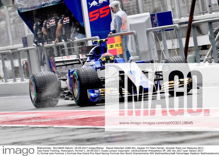 Pascal Wehrlein (GER 94), Sauber F1 Team Ferrari, Grosser Preis von Malaysia 2017, 1tes freies Training, Motorsport, Formel 1, 29.09.2017, Kuala Lumpur