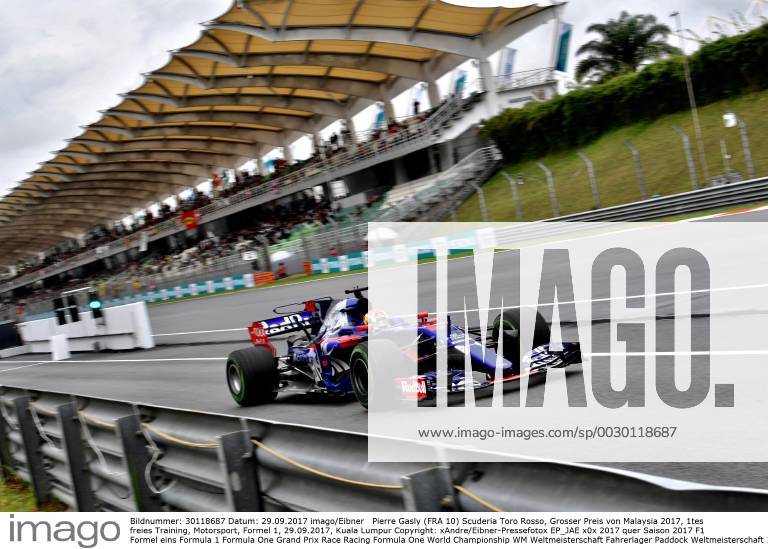 Pierre Gasly (FRA 10) Scuderia Toro Rosso, Grosser Preis von Malaysia 2017, 1tes freies Training, Motorsport, Formel 1, 29.09.2017, Kuala Lumpur