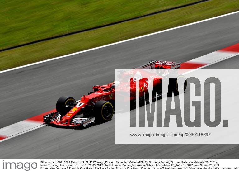 Sebastian Vettel (GER 5), Scuderia Ferrari, Grosser Preis von Malaysia 2017, 2tes freies Training, Motorsport, Formel 1, 29.09.2017, Kuala Lumpur