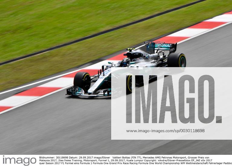 Valtteri Bottas (FIN 77), Mercedes AMG Petronas Motorsport, Grosser Preis von Malaysia 2017, 2tes freies Training, Motorsport, Formel 1, 29.09.2017, Kuala Lumpur