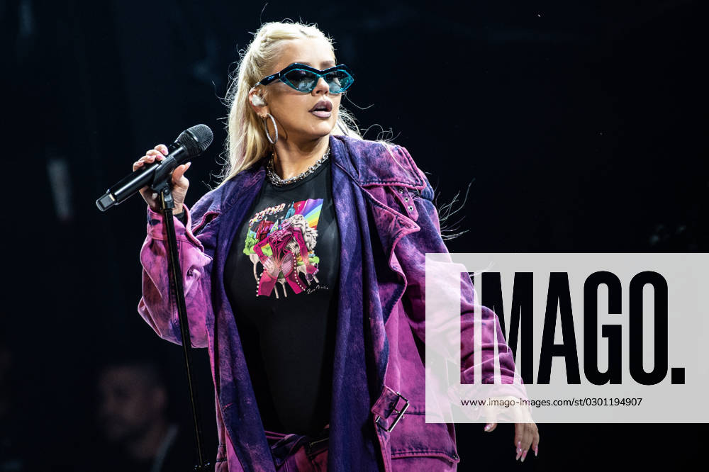 American artist Christina Aguilera performs at Smukfest, Skanderborg, Denmark, on Saturday 5 August 2023 Photo Helle Arensbak Ritzau Scanpix , Skanderborg Denmark