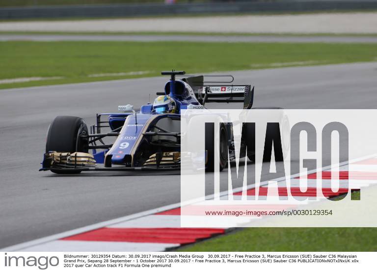Free Practice 3, Marcus Ericsson (SUE) Sauber C36 Malaysian Grand Prix, Sepang 28 September - 1 October 2017 30.09.2017 - Free Practice 3, Marcus Ericsson (SUE) Sauber C36