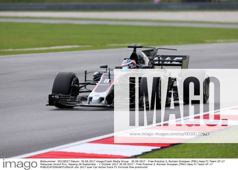 Free Practice 3, Romain Grosjean (FRA) Haas F1 Team VF-17 Malaysian Grand Prix, Sepang 28 September - 1 October 2017 30.09.2017 - Free Practice 3, Romain Grosjean (FRA) Haas F1 Team VF-17