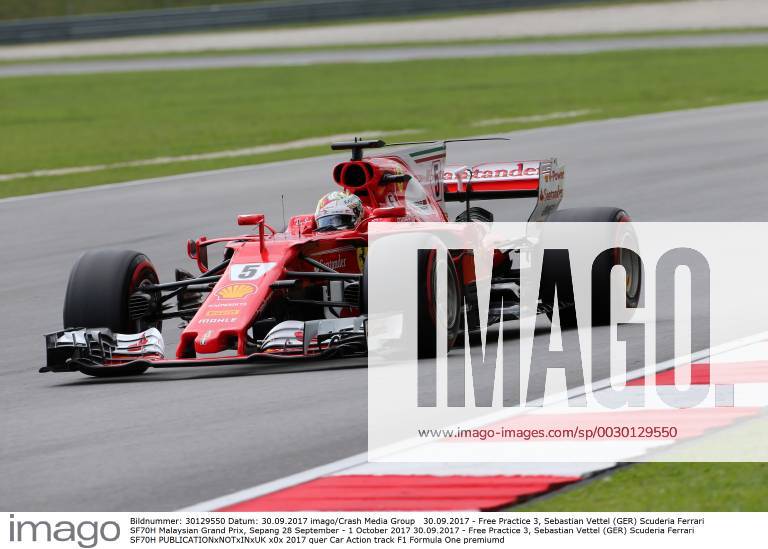 Free Practice 3, Sebastian Vettel (GER) Scuderia Ferrari SF70H Malaysian Grand Prix, Sepang 28 September - 1 October 2017 30.09.2017 - Free Practice 3, Sebastian Vettel (GER) Scuderia Ferrari SF70H