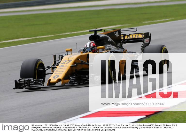 Free Practice 3, Nico Hulkenberg (GER) Renault F1 Team RS17 Malaysian Grand Prix, Sepang 28 September - 1 October 2017 30.09.2017 - Free Practice 3, Nico Hulkenberg (GER) Renault Sport F1 Team RS17