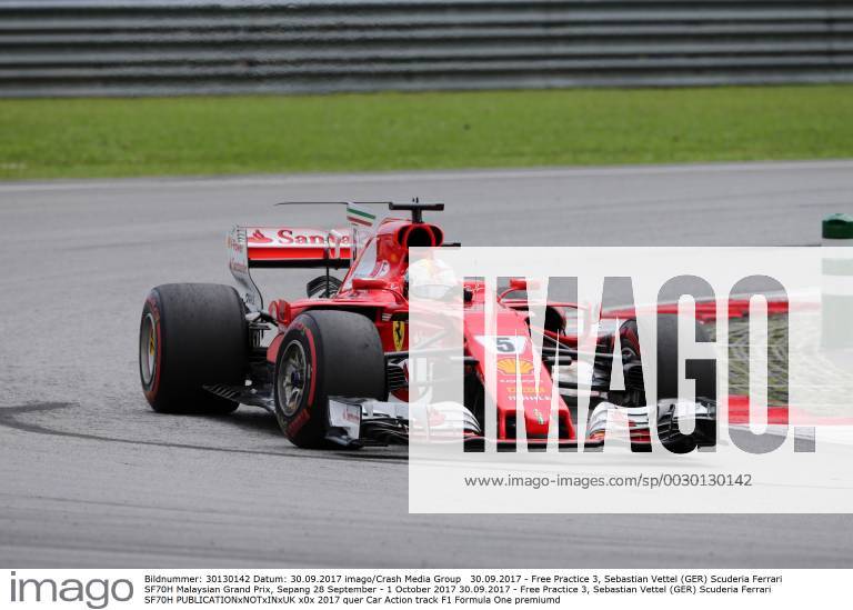 Free Practice 3, Sebastian Vettel (GER) Scuderia Ferrari SF70H Malaysian Grand Prix, Sepang 28 September - 1 October 2017 30.09.2017 - Free Practice 3, Sebastian Vettel (GER) Scuderia Ferrari SF70H