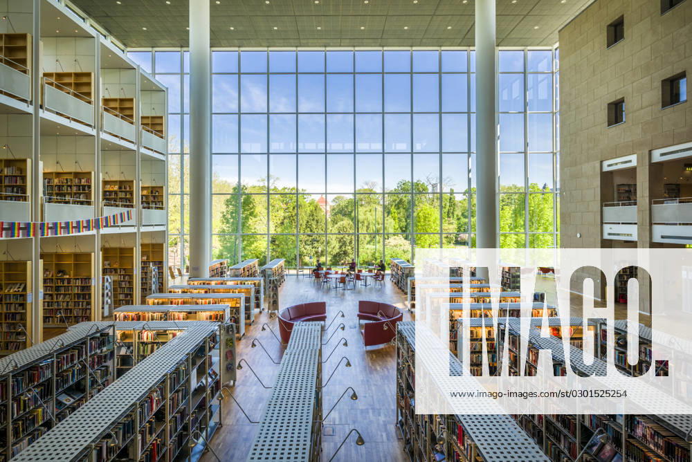 Sweden, Scania, Malmo, City Library, new building, interior