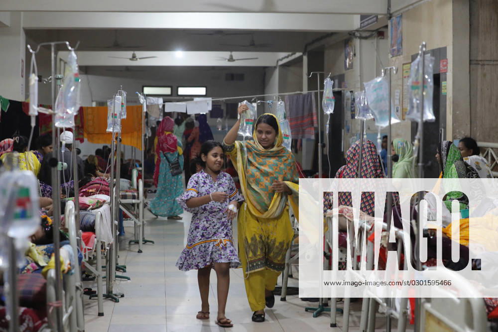 Bangladesh Confronts Surge In Dengue Cases - Dhaka People suffering from dengue fever as they admitted for treatment at a government hospital in Dhaka, Bangladesh, on August 12, 2023. The dengue outbreak in Bangladesh has taken a worrisome turn as the number of cases and fatalities continue to rise, signaling an alarming trend this year. Photo by Habibur Rahman ABACAPRESS.COM Dhaka 1100 Bangladesh