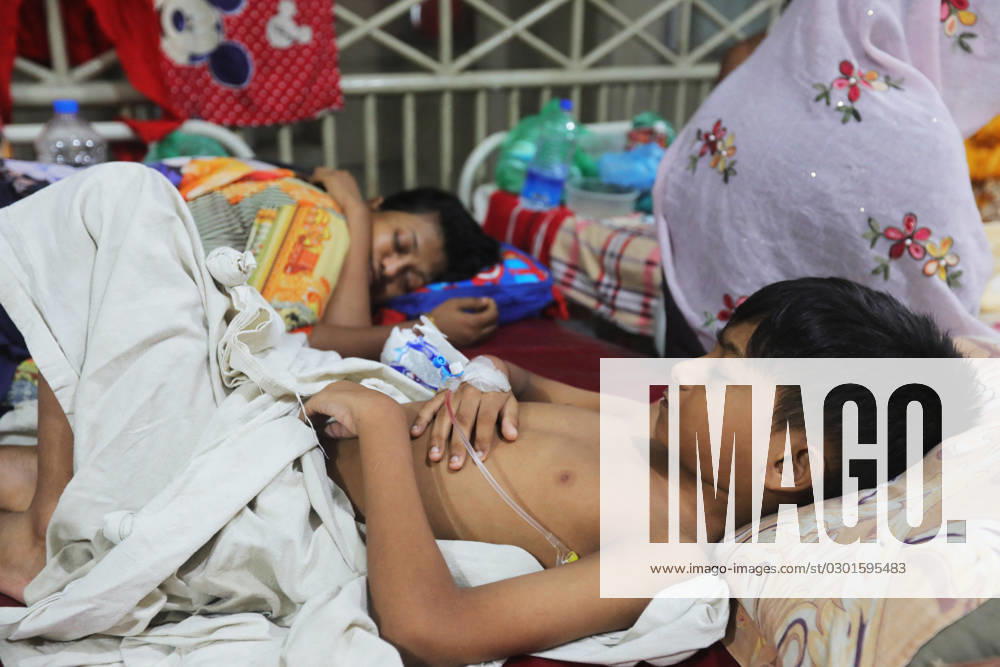 Bangladesh Confronts Surge In Dengue Cases - Dhaka People suffering from dengue fever as they admitted for treatment at a government hospital in Dhaka, Bangladesh, on August 12, 2023. The dengue outbreak in Bangladesh has taken a worrisome turn as the number of cases and fatalities continue to rise, signaling an alarming trend this year. Photo by Habibur Rahman ABACAPRESS.COM Dhaka 1100 Bangladesh