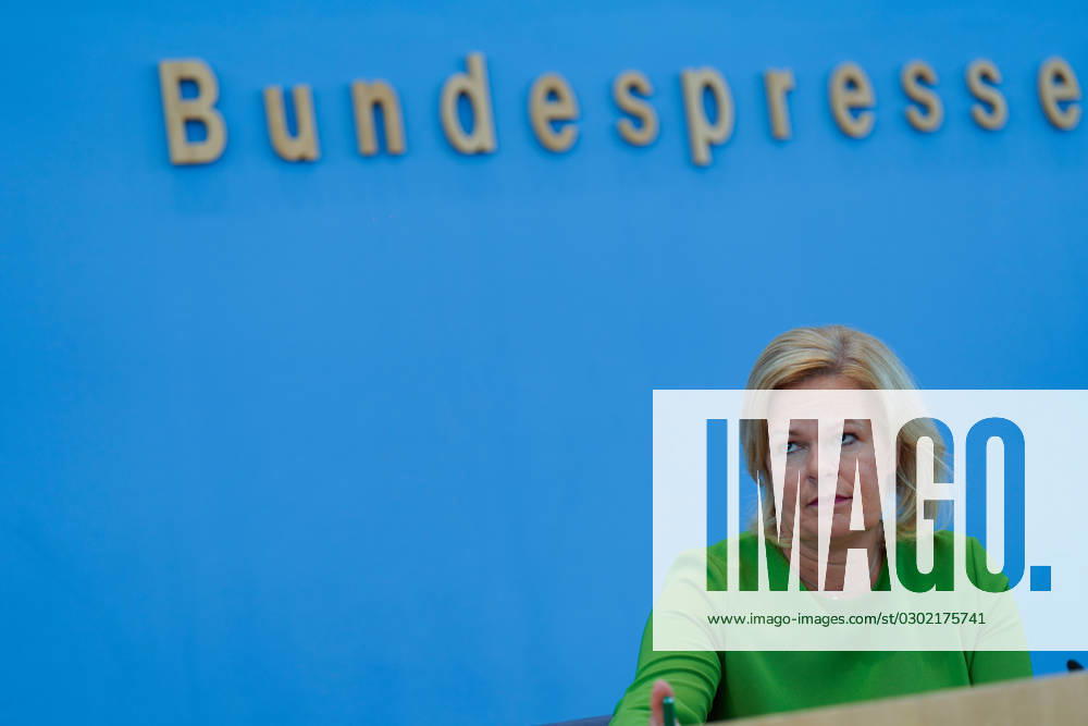Federal Minister of the Interior and Home Affairs Nancy Faeser at the BPK Federal Minister of the Interior Nancy Faeser at the Federal Press Conference, Draft Law for a Modern Citizenship Law, 23 8 2023 Berlin Berlin GER