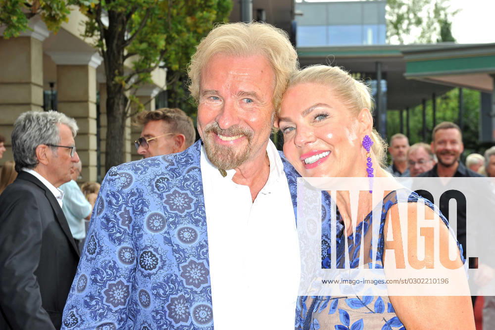 Kimmig Entertainment GmbH 50 years company anniversary Thomas Gottschalk and Karina Mroß on the occasion of the 50 years company anniversary of Kimmig Entertainment GmbH on 23 08 2023 in Europapark Rust 20230823MWI94957