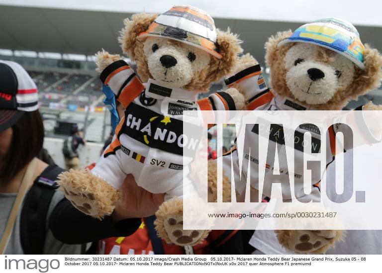 Mclaren Honda Teddy Bear Japanese Grand Prix, Suzuka 05 - 08 October 2017 05.10.2017- Mclaren Honda Teddy Bear