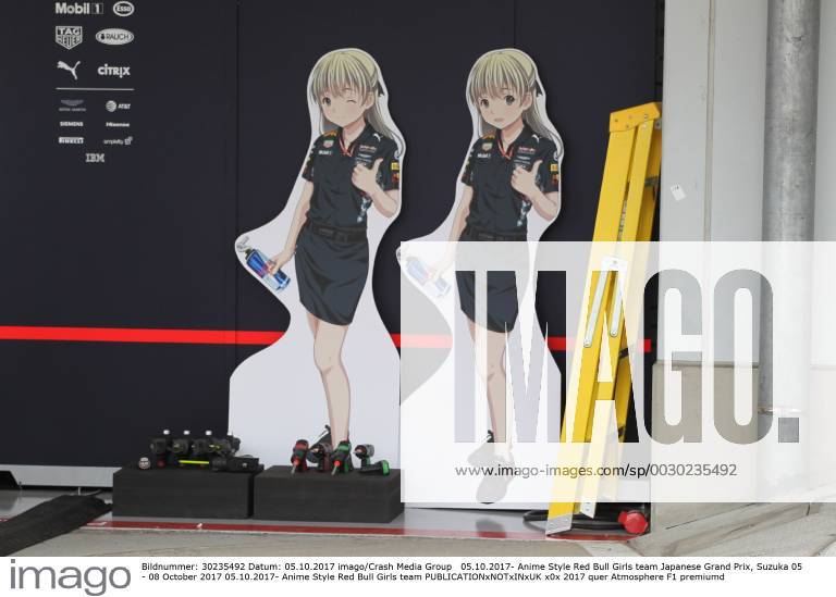 Anime Style Red Bull Girls team Japanese Grand Prix, Suzuka 05 - 08 October 2017 05.10.2017- Anime Style Red Bull Girls team