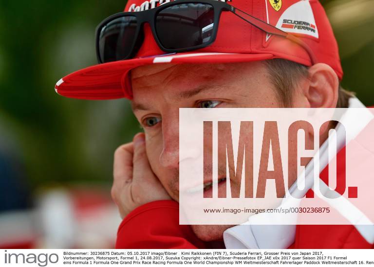 Kimi Raikkonen (FIN 7), Scuderia Ferrari, Grosser Preis von Japan 2017, Vorbereitungen, Motorsport, Formel 1, 24.08.2017, Suzuka