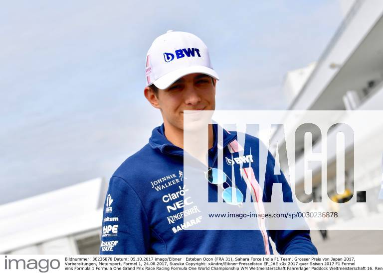 Esteban Ocon (FRA 31), Sahara Force India F1 Team, Grosser Preis von Japan 2017, Vorbereitungen, Motorsport, Formel 1, 24.08.2017, Suzuka