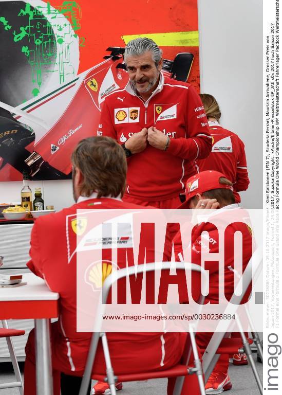Kimi Raikkonen (FIN 7), Scuderia Ferrari, Maurizio Arrivabene, Grosser Preis von Japan 2017, Vorbereitungen, Motorsport, Formel 1, 24.08.2017, Suzuka