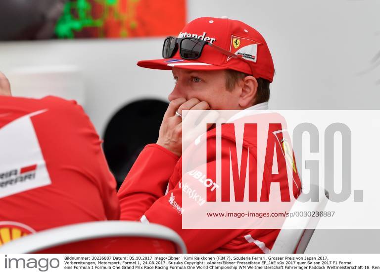 Kimi Raikkonen (FIN 7), Scuderia Ferrari, Grosser Preis von Japan 2017, Vorbereitungen, Motorsport, Formel 1, 24.08.2017, Suzuka