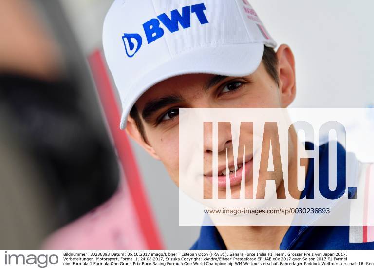 Esteban Ocon (FRA 31), Sahara Force India F1 Team, Grosser Preis von Japan 2017, Vorbereitungen, Motorsport, Formel 1, 24.08.2017, Suzuka