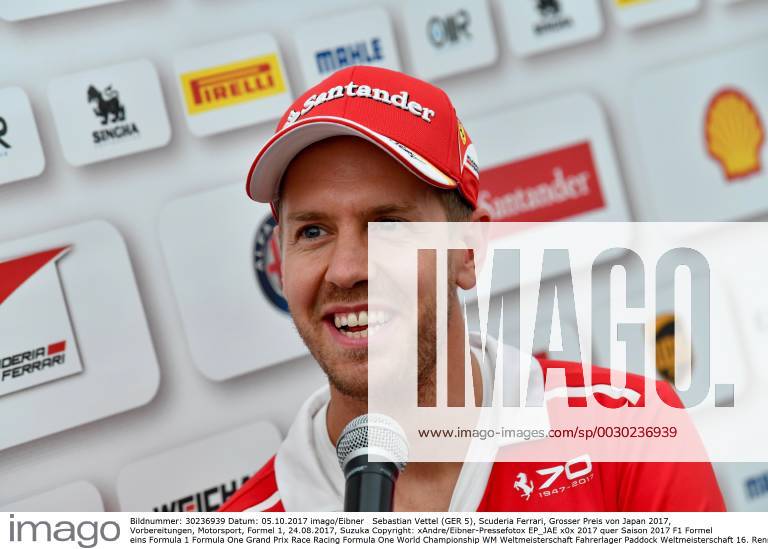 Sebastian Vettel (GER 5), Scuderia Ferrari, Grosser Preis von Japan 2017, Vorbereitungen, Motorsport, Formel 1, 24.08.2017, Suzuka