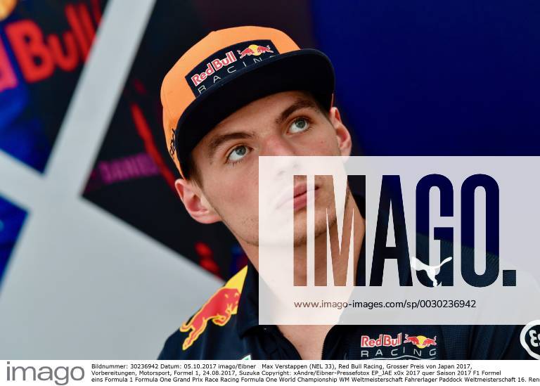 Max Verstappen (NEL 33), Red Bull Racing, Grosser Preis von Japan 2017, Vorbereitungen, Motorsport, Formel 1, 24.08.2017, Suzuka