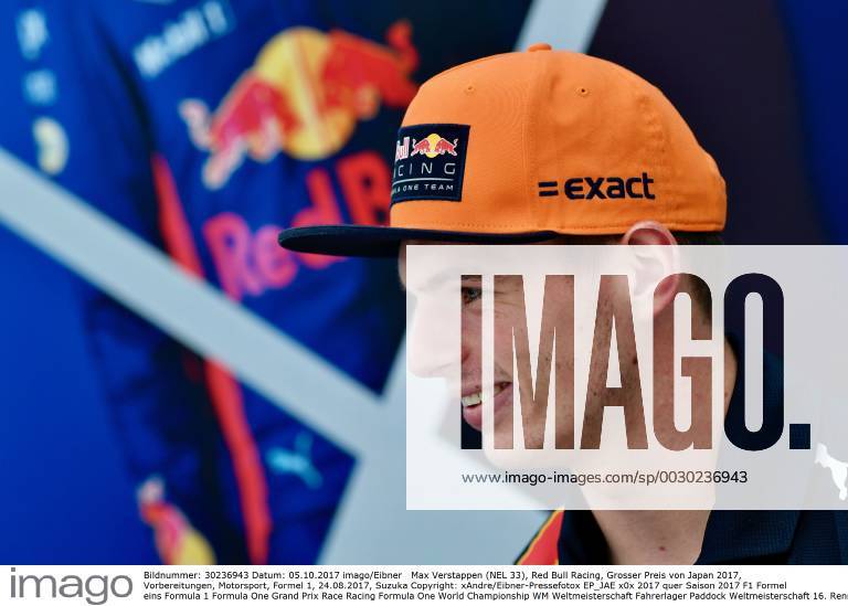 Max Verstappen (NEL 33), Red Bull Racing, Grosser Preis von Japan 2017, Vorbereitungen, Motorsport, Formel 1, 24.08.2017, Suzuka
