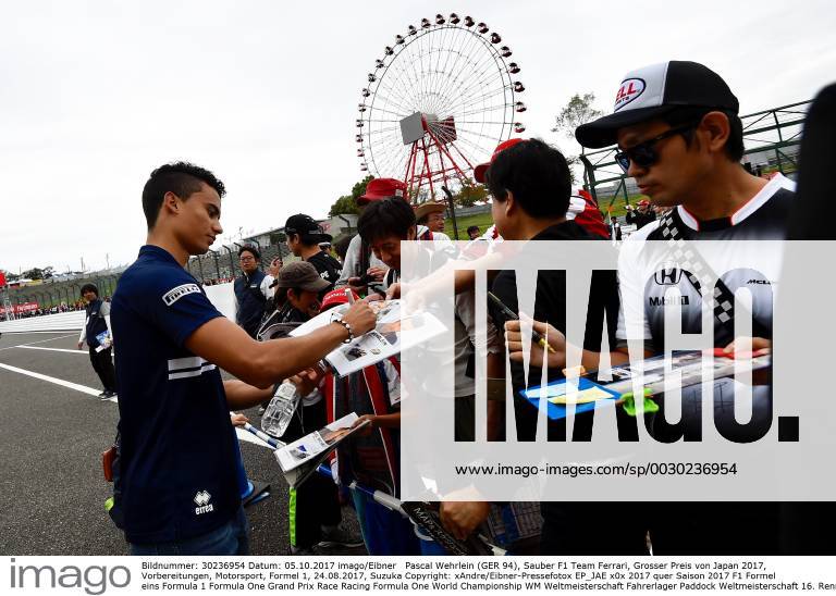 Pascal Wehrlein (GER 94), Sauber F1 Team Ferrari, Grosser Preis von Japan 2017, Vorbereitungen, Motorsport, Formel 1, 24.08.2017, Suzuka