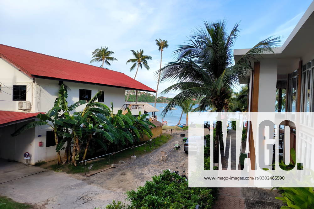 Thailand. Phuket. Thailand. Phuket. Cape Panwa, Ao Yong Long beach area. The situation in Thailand. Residential building, hotel on the seashore. MaksimxKonstantinov