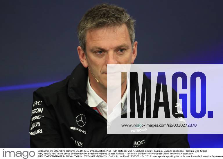 6th October 2017, Suzuka Circuit, Suzuka, Japan; Japanese Formula One Grand Prix, Friday FIA Team press conference PK Pressekonferenz James Allison - Technical Director of Mercedes-AMG Petronas Motorsport ActionPlus11938302