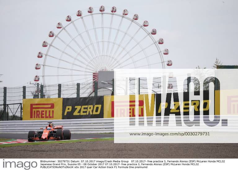 free practice 3, Fernando Alonso (ESP) McLaren Honda MCL32 Japanese Grand Prix, Suzuka 05 - 08 October 2017 07.10.2017- free practice 3, Fernando Alonso (ESP) McLaren Honda MCL32