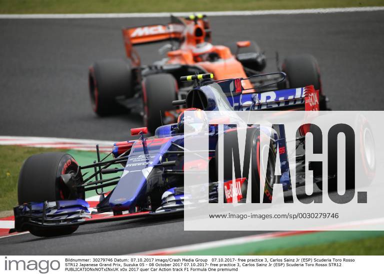 free practice 3, Carlos Sainz Jr (ESP) Scuderia Toro Rosso STR12 Japanese Grand Prix, Suzuka 05 - 08 October 2017 07.10.2017- free practice 3, Carlos Sainz Jr (ESP) Scuderia Toro Rosso STR12